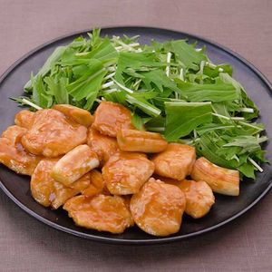 「鶏むね肉のぽん酢照り焼き」のレシピ動画