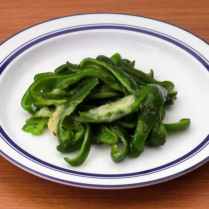 ピーマンのチーズソテー