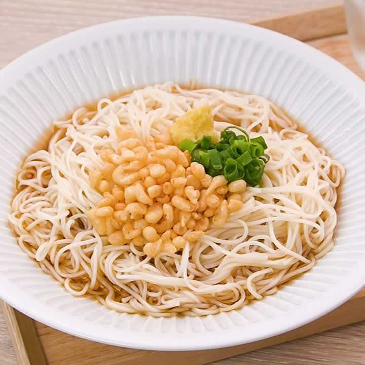 冷やしたぬきそうめん