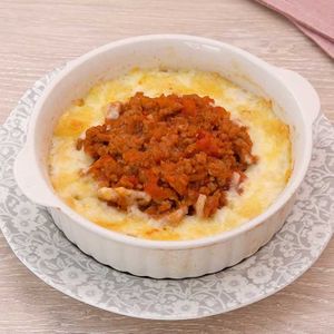 「オートミールのミートドリア」のレシピ動画