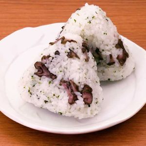 「しば漬けの青のりおにぎり」のレシピ動画