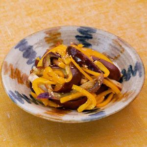 「なすとパプリカのナムル」のレシピ動画