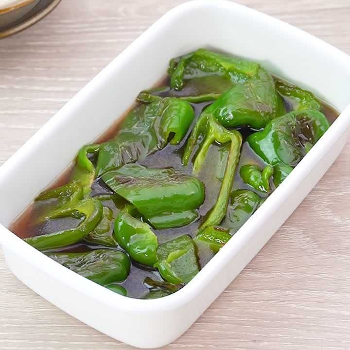 ピーマンの焼き浸し