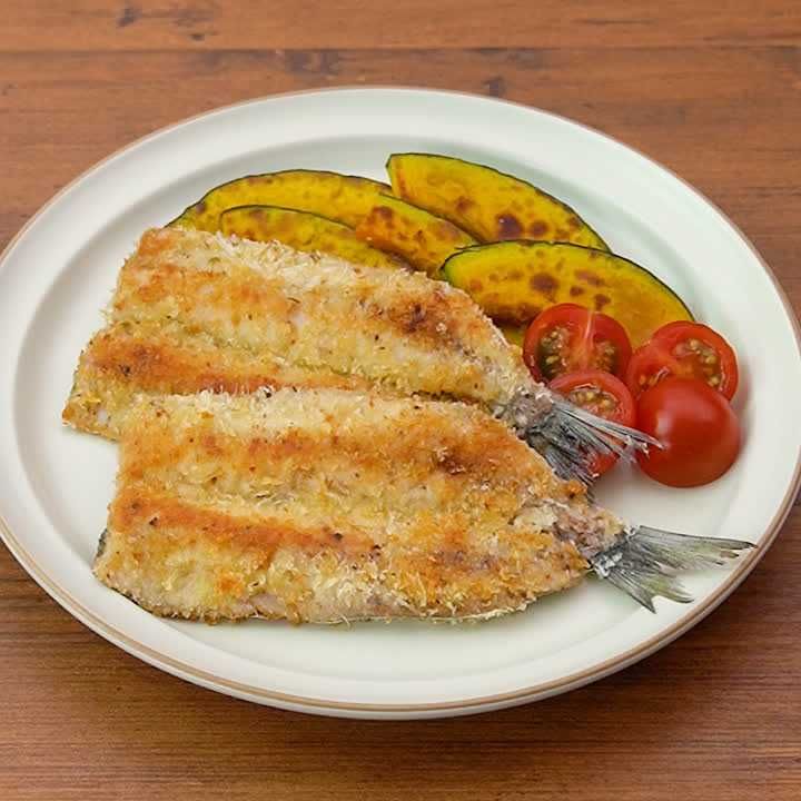 イワシのパン粉焼き