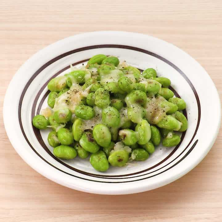 枝豆のチーズソテー