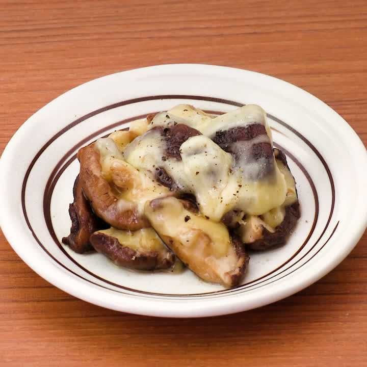 しいたけのチーズソテー
