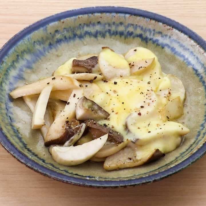 エリンギのチーズソテー