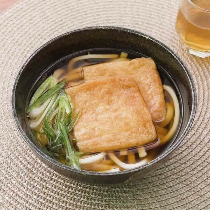 きつねうどんの油揚げ