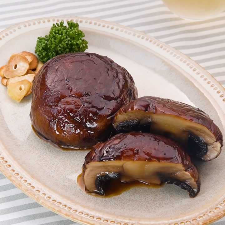 ジャンボマッシュルームのステーキ