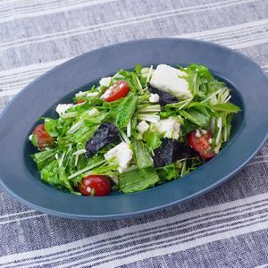 「豆腐と水菜ののり和え」のレシピ動画