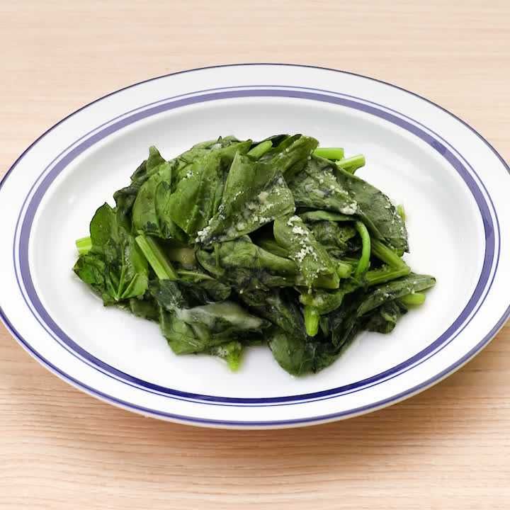 ほうれん草のチーズ炒め