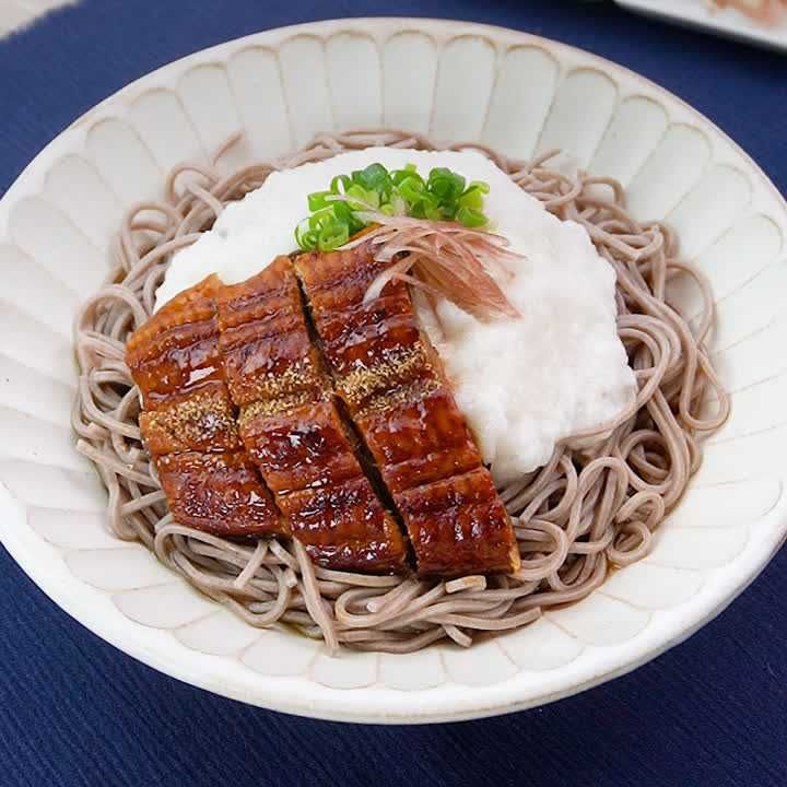 うなぎのぶっかけとろろ蕎麦