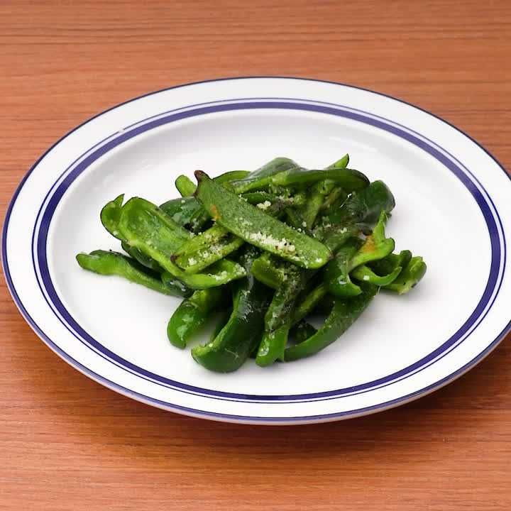 ピーマンのチーズ炒め