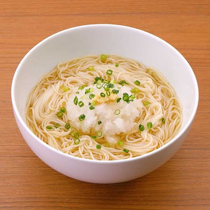 簡単冷やしおろしそうめん