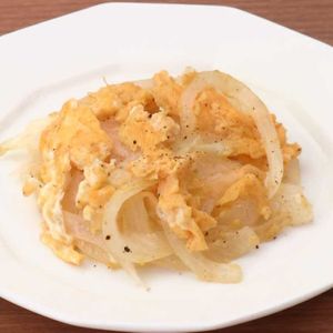 玉ねぎの卵炒め