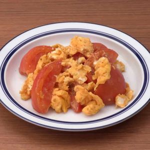 トマトの卵炒め