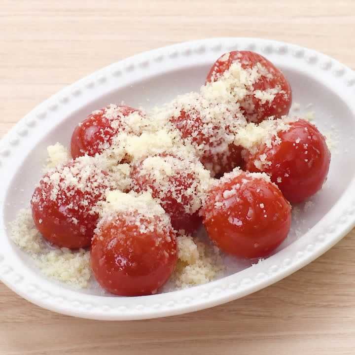 ミニトマトのチーズ炒め