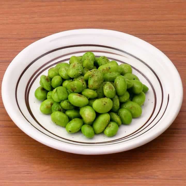 枝豆の塩こしょう炒め