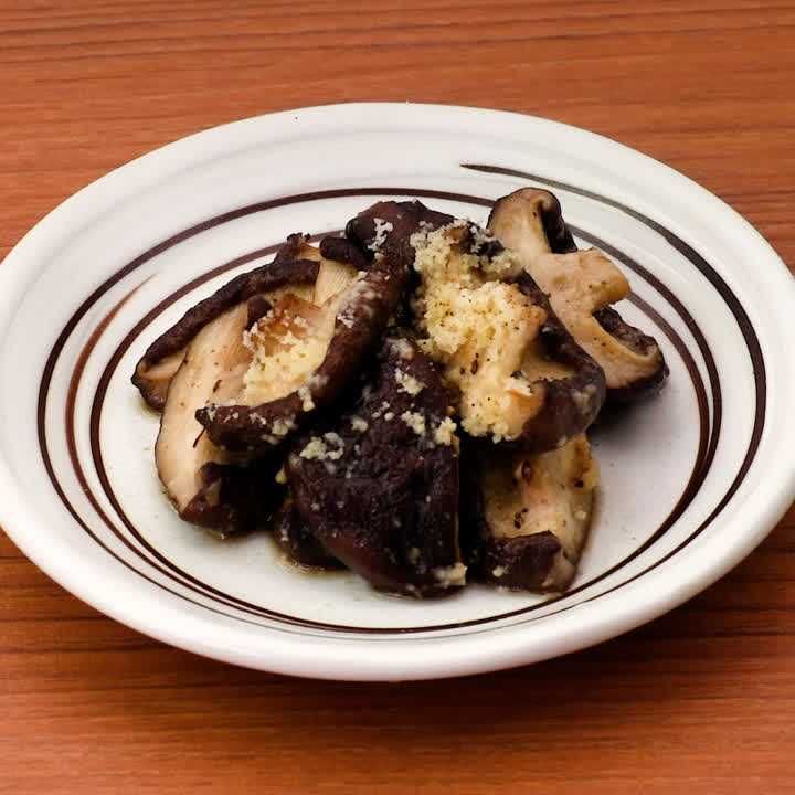 しいたけのチーズ炒め