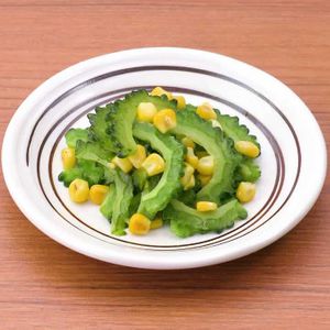 ゴーヤーのコーンバター炒め