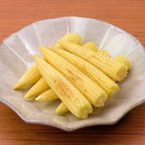 ヤングコーンの塩こしょう炒め