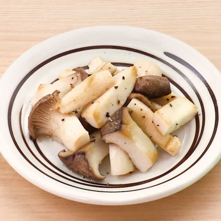 エリンギの塩こしょう炒め
