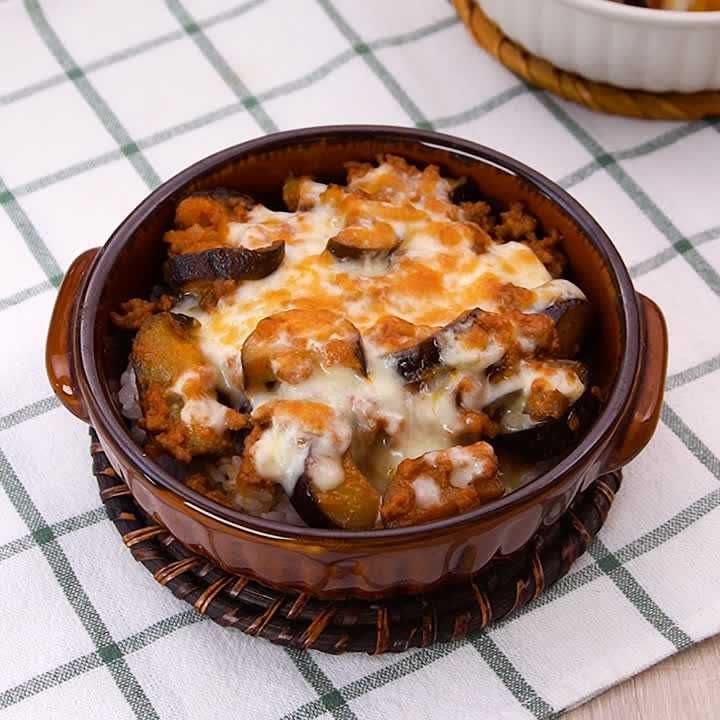 なすのトマトミートドリア