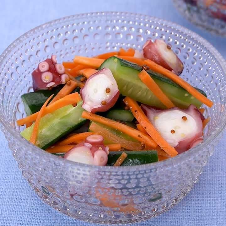 たこときゅうりのマリネ