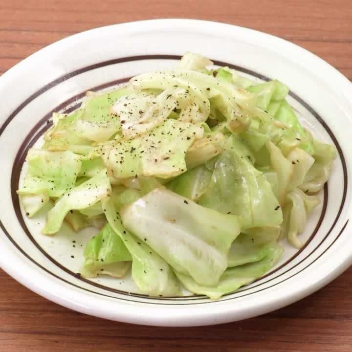 キャベツのポン酢炒め