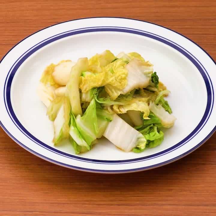 白菜のポン酢炒め