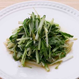 水菜のポン酢炒め