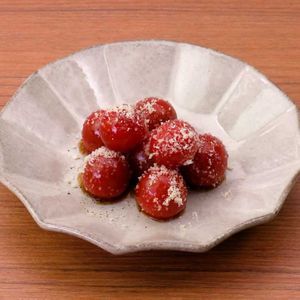 ミニトマトの粉チーズポン酢炒め