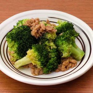ブロッコリーとツナのポン酢炒め