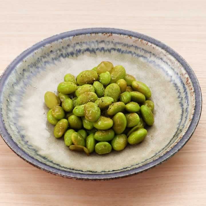 枝豆のポン酢炒め