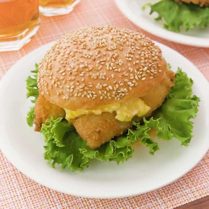 アジフライバーガー