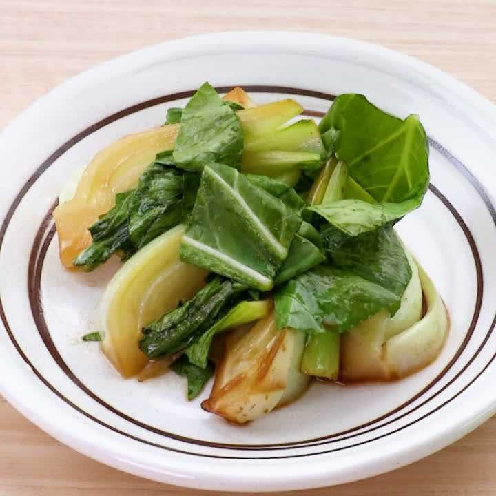 チンゲン菜のポン酢炒め