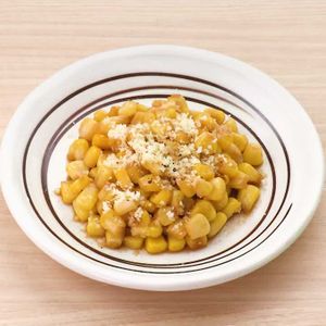 「コーンの粉チーズポン酢炒め」のレシピ動画