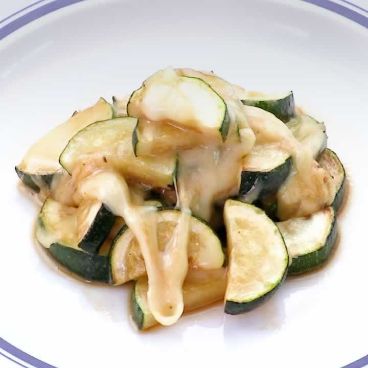 ズッキーニのポン酢チーズソテー