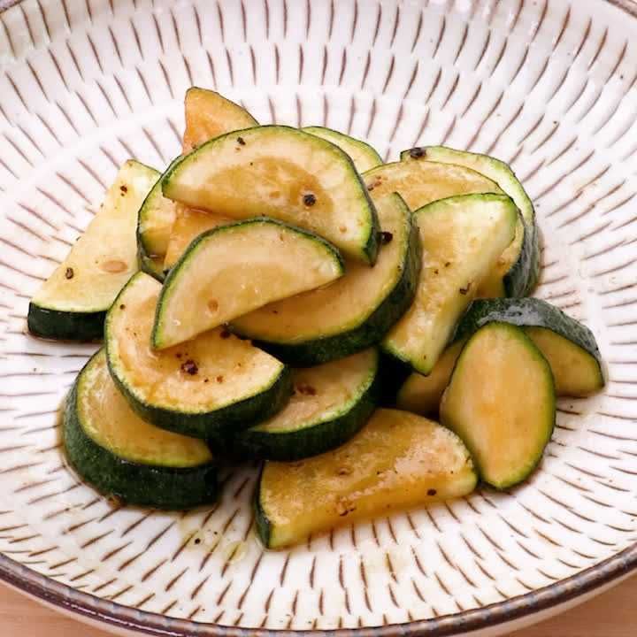 ズッキーニのポン酢炒め
