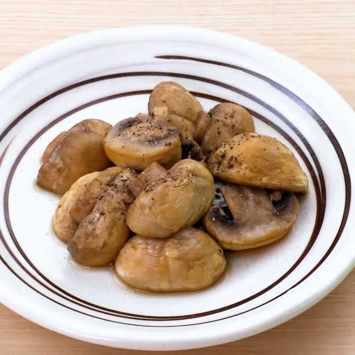 マッシュルームのポン酢炒め