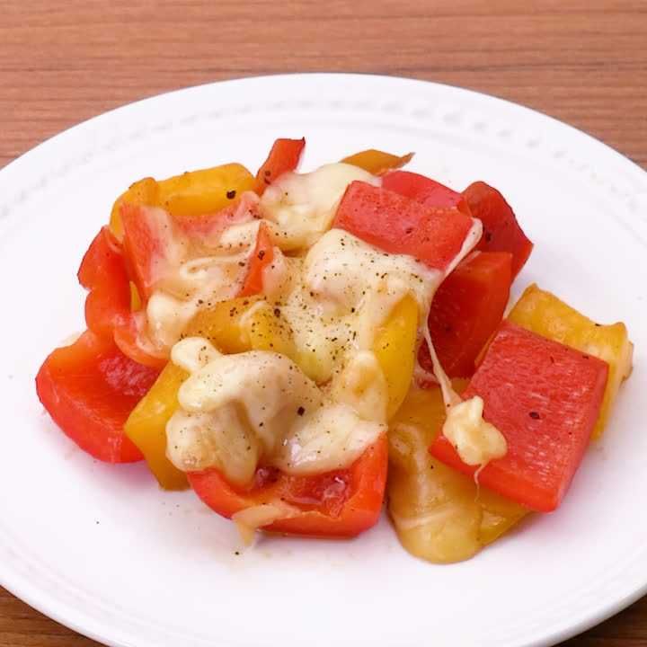パプリカのポン酢チーズソテー