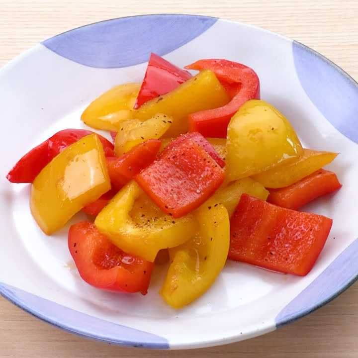 パプリカのポン酢炒め