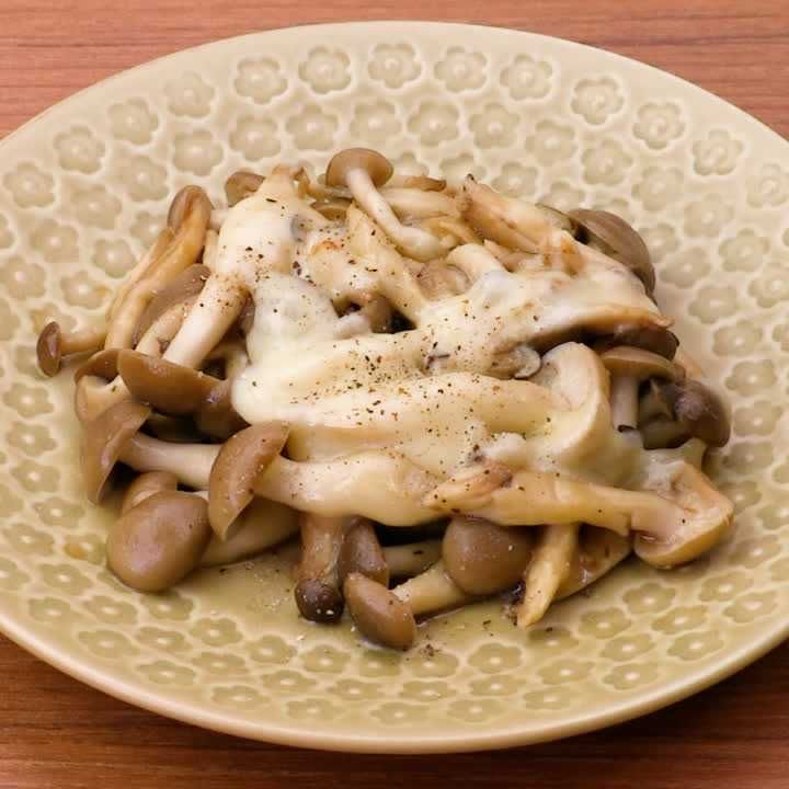 しめじのポン酢チーズソテー