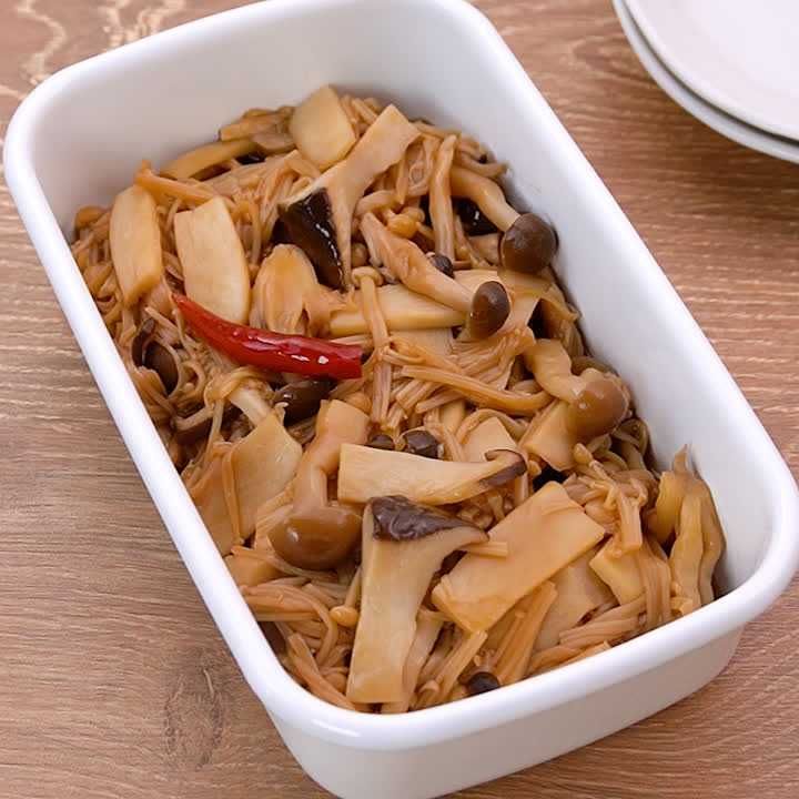 きのこの甘辛煮