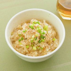 炊き込みご飯で作るお茶漬け