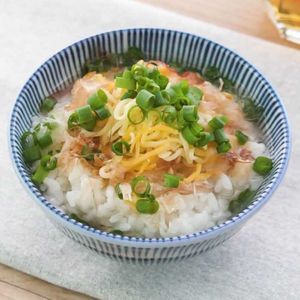 「おかかチーズのお茶漬け」のレシピ動画