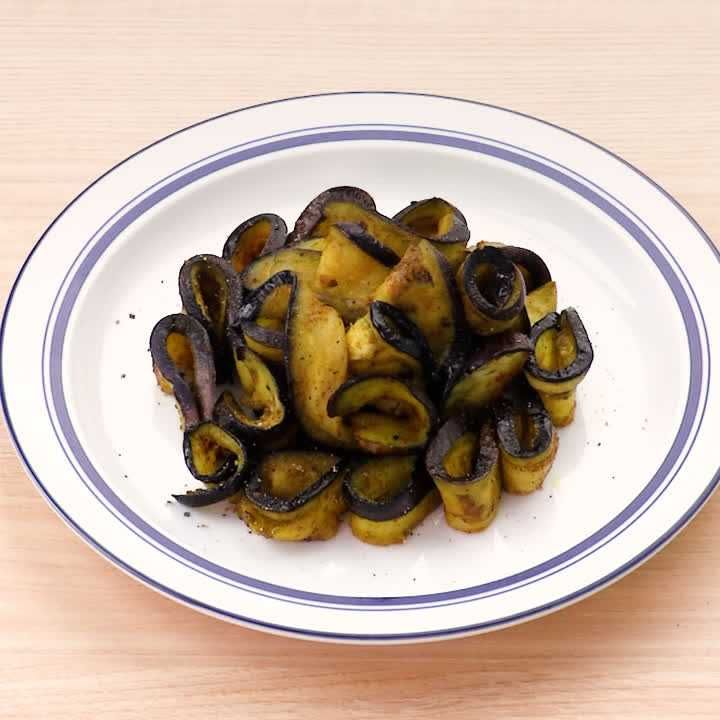 なすのカレー炒め