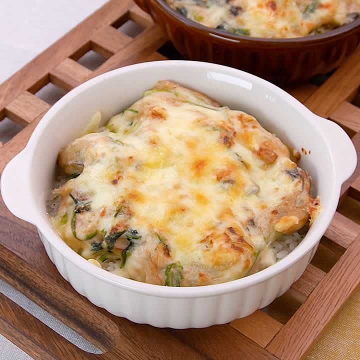 牡蠣のクリームドリア