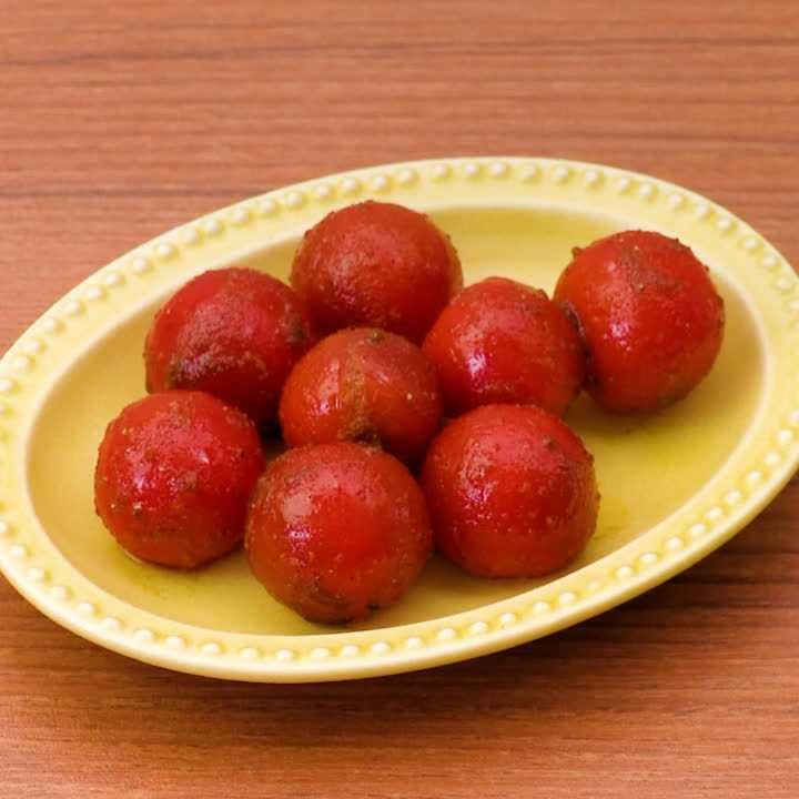 ミニトマトのカレー炒め