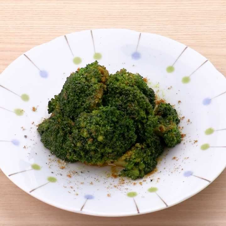 ブロッコリーのカレー炒め